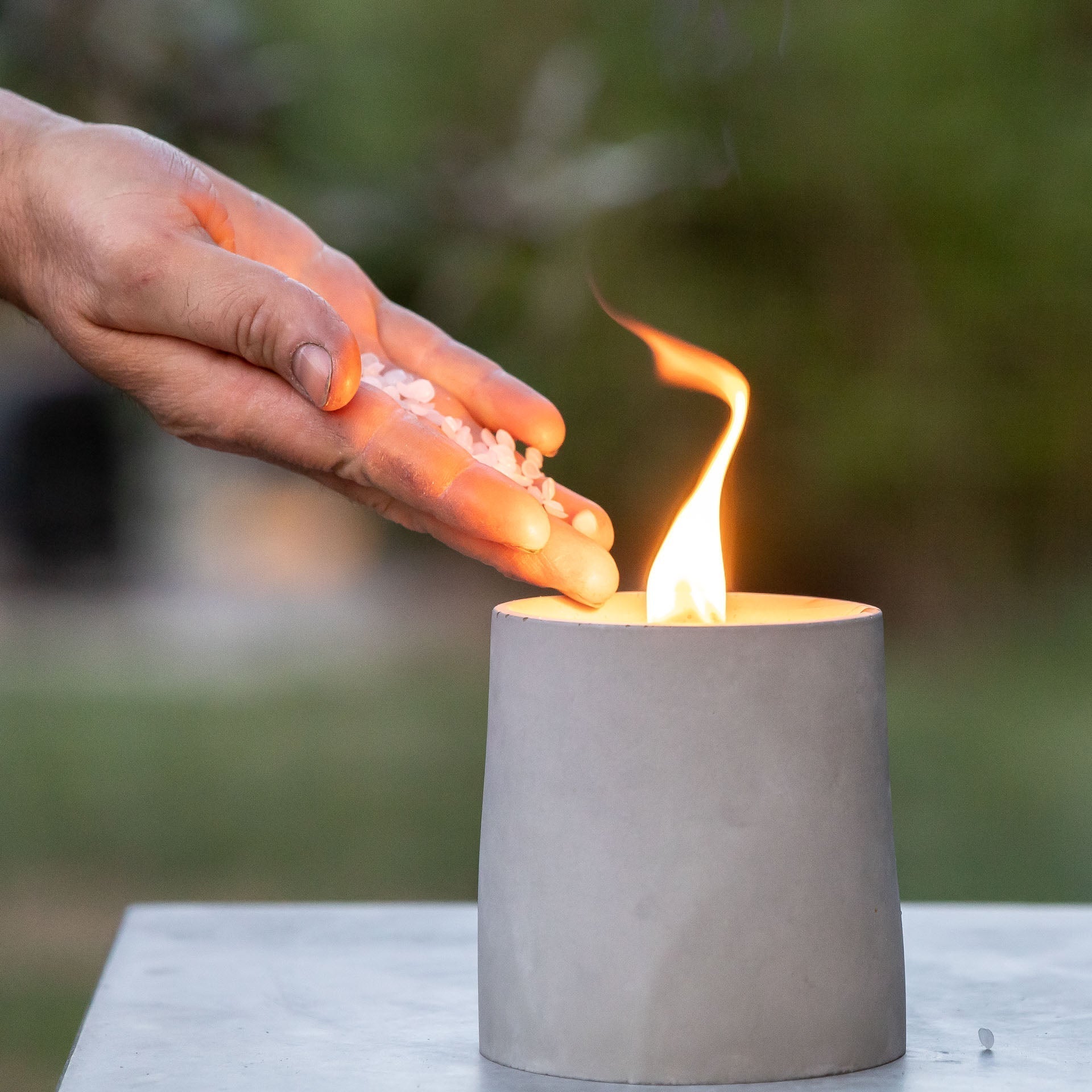 Dauerfeuer CLARUS (3er Set) mit Wachs zum Nachfüllen